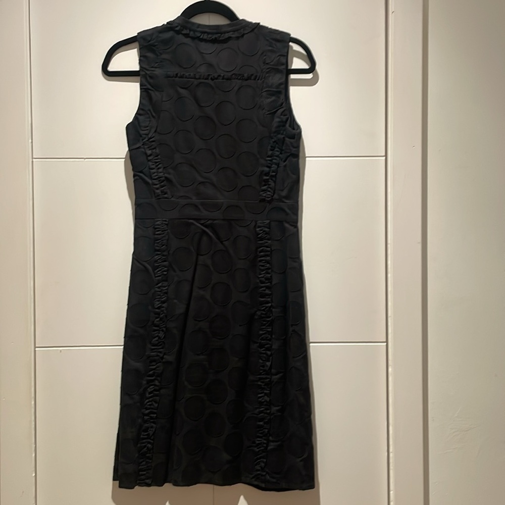 Tory Burch | Black Circle Pattern Dress | Size 8 | Elegant & Versatile - Picture 4 of 4